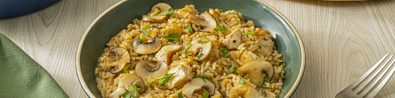 Mushroom Chicken Risotto